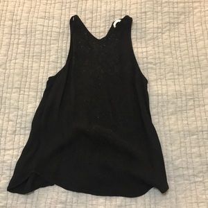 Sparkly black tank